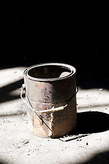 Image showing old paint bucket