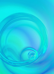 Image showing Abstract Liquid Swirl