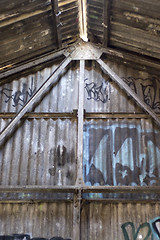 Image showing Graffiti Covered Interior