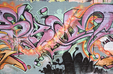 Image showing Spraypainted Graffiti