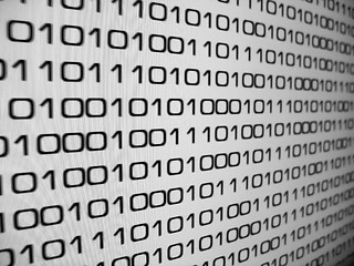 Image showing binary code