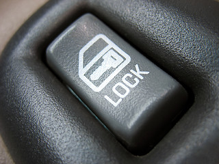 Image showing car door lock switch