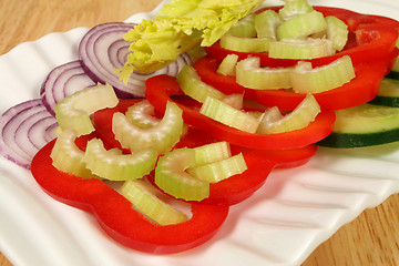 Image showing Colorful food