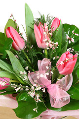 Image showing Pink tulips.