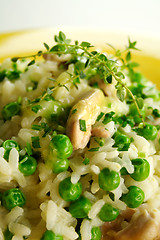 Image showing Chicken And Pea Risotto