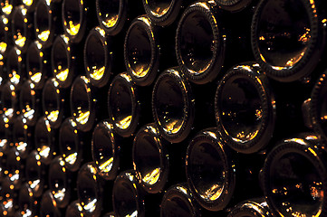 Image showing Wine bottles