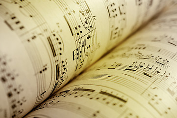 Image showing Music notes