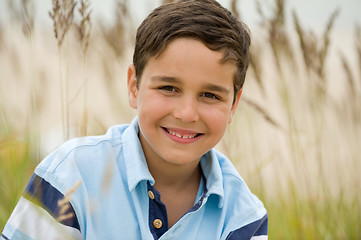 Image showing Portrait of smiling kid