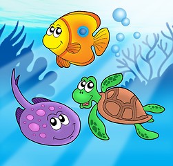 Image showing Cute marine animals 3