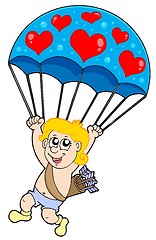 Image showing Parachute cupid