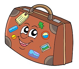 Image showing Cute suitcase
