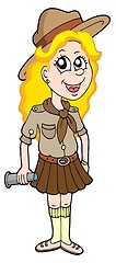 Image showing Girl scout