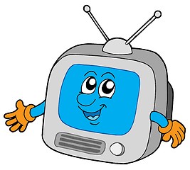 Image showing Cute television
