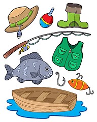 Image showing Fishing equipment