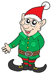 Image showing Christmas elf