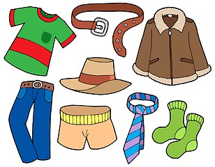 Image showing Man clothes collection