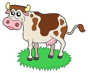Image showing Cute cow