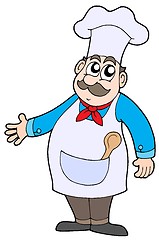 Image showing Chef with spoon