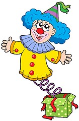 Image showing Clown from box