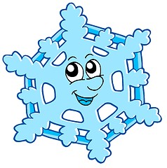 Image showing Happy snowflake