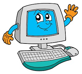 Image showing Cute computer