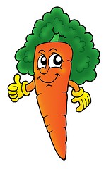 Image showing Curly carrot