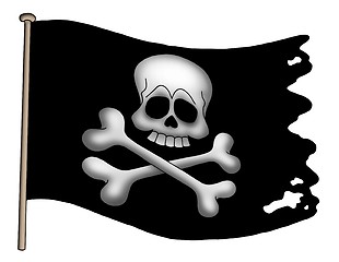 Image showing Pirate flag
