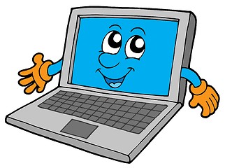 Image showing Cute laptop