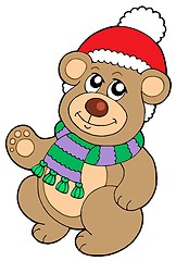 Image showing Christmas teddy bear
