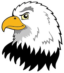 Image showing American eagles head