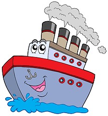 Image showing Cartoon boat