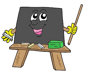 Image showing Cute blackboard