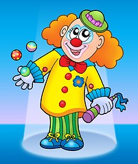 Image showing Cute happy clown