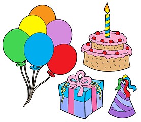 Image showing Birthday party collection