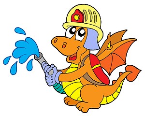 Image showing Fireman dragon