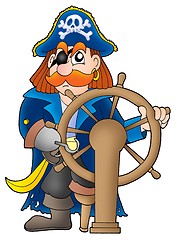 Image showing Pirate captain
