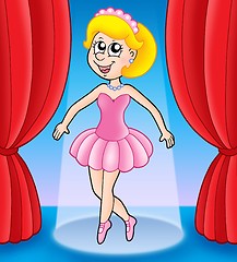 Image showing Pink ballerina