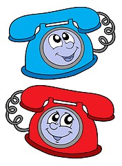 Image showing Cute telephones