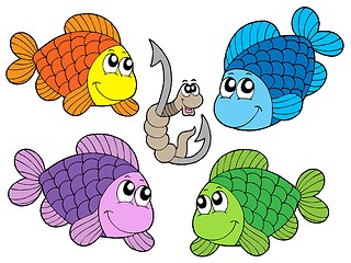 Image showing Cute carp collection