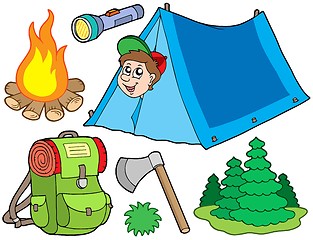 Image showing Camping collection