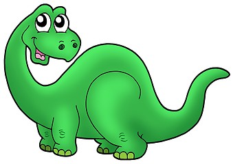 Image showing Cute cartoon dinosaur