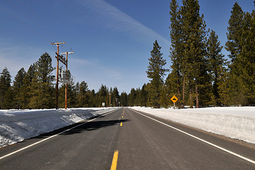 Image showing Winter road