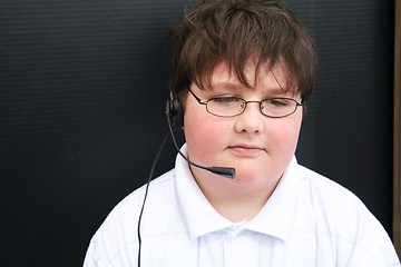 Image showing Young male operator