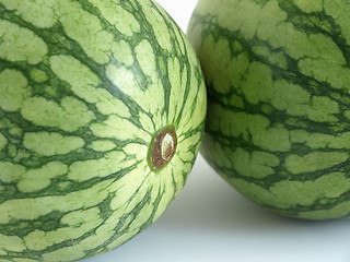 Image showing Two Melons in Close up