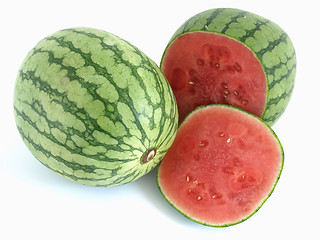 Image showing Juicy Watermelon Pair