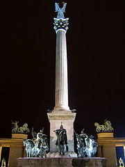 Image showing Obelisk in Heroes square - Budapest