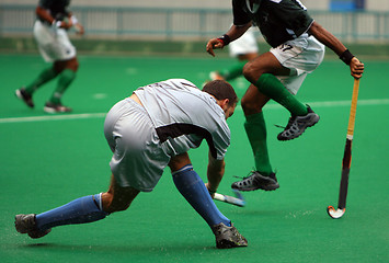 Image showing Hockey Player In Action