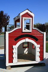 Image showing Playhouse On A Playground