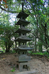 Image showing Japanese Pagoda Statue
