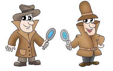 Image showing Two detectives